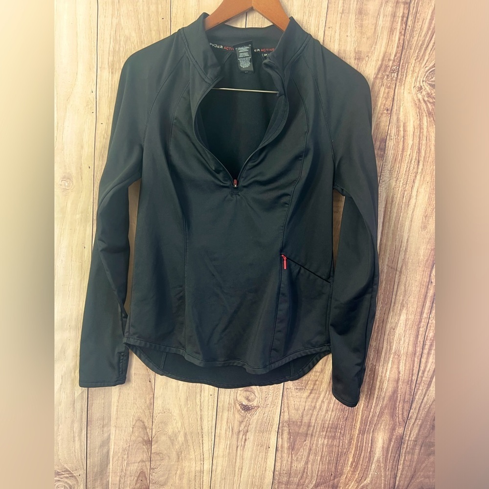 Spyder Active Half Zip Pull In Jacket Perfect Con… - image 2